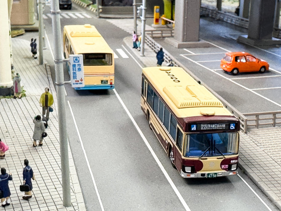 The Bus Collection Kintetsu Bus Hino Blue Ribbon Reprint Painted Design Bus
