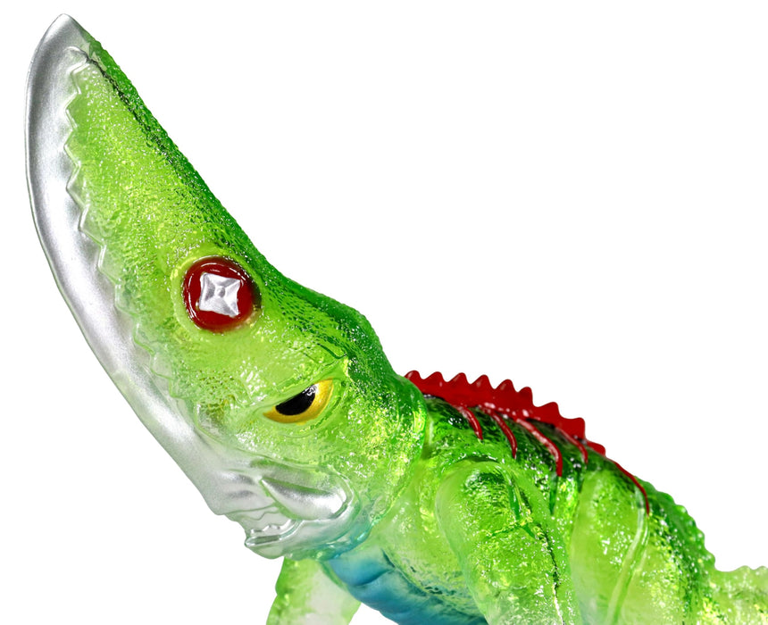 キャラクターコンテンツプロダクション(Ccp) ミドルサイズシリーズ ガメラ【第3弾】 ギロン（1969）クリアグリーン Ver. 約130mm PVC製 塗装済み完成品ソフビフィギュア