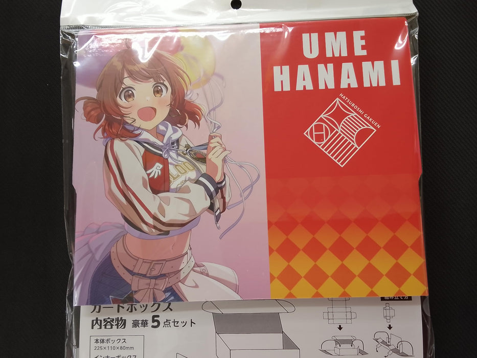 "Gakuen Idolmaster" Illustration Card Box Next Turn Idol Life, Start! Hanami Ume