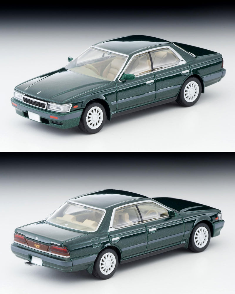 1/64 Scale Tomica Limited Vintage NEO TLV-N238c Nissan Laurel Twincam 24V Medalist (Green) 1989