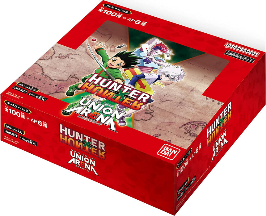 UNION ARENA "Hunter x Hunter" Booster Pack UA03BT (1 box: 20 packs)