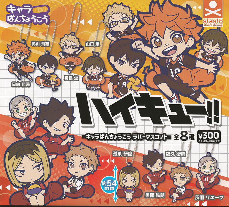 "Haikyu!!" Chara Bandage Rubber Mascot