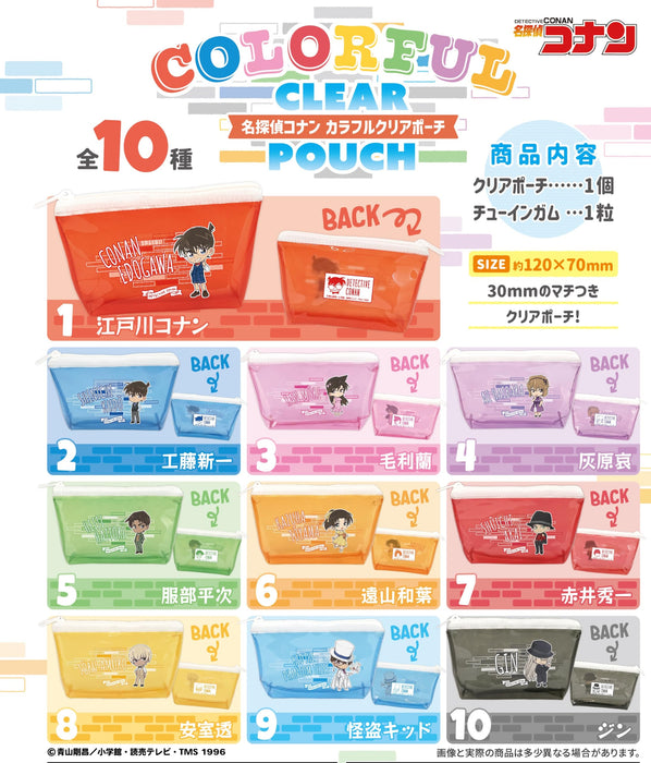 "Detective Conan" Colorful Clear Pouch