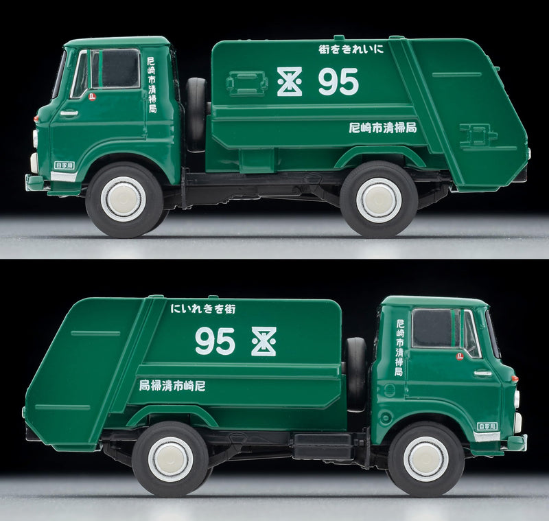 1/64 Scale Tomica Limited Vintage TLV-208a Isuzu Elf Garbage Truck (Amagasaki City Cleaning Bureau)