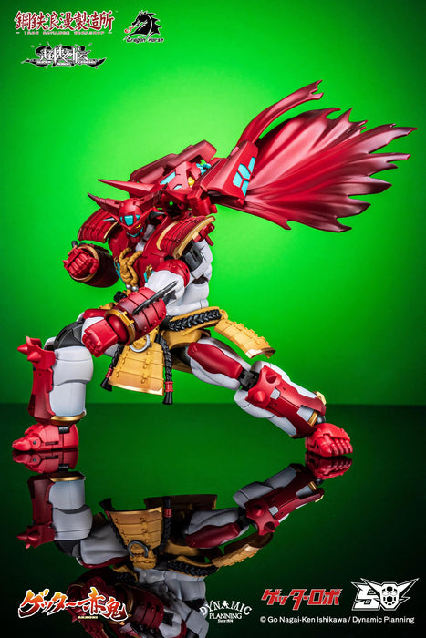 DRAGON HORSE x IRON ROMANCE WORKSHOP 「超機列伝」シリーズ ゲッター赤鬼 PVC&ABS&POM製 塗装済み可動フィギュア