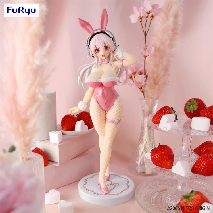 "Super Sonico" BiCute Bunnies Figure Pink ver.