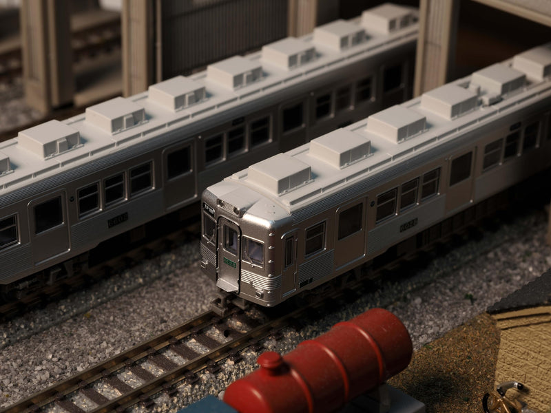 Railway Collection Nankai Electric Railway 6000 Series (Nostalgic Stainless Unpainted) 2 Car Set
