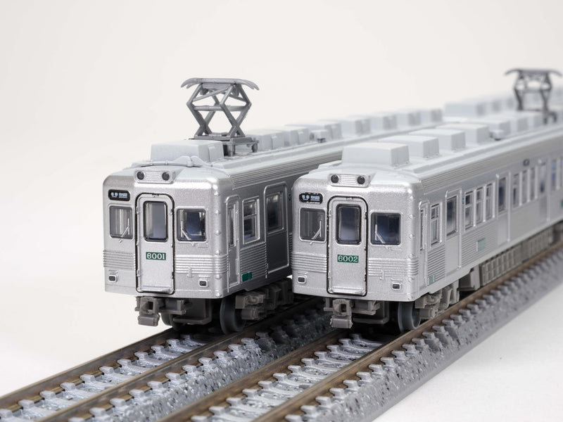 Railway Collection Nankai Electric Railway 6000 Series (Nostalgic Stainless Unpainted) 4 Car Set