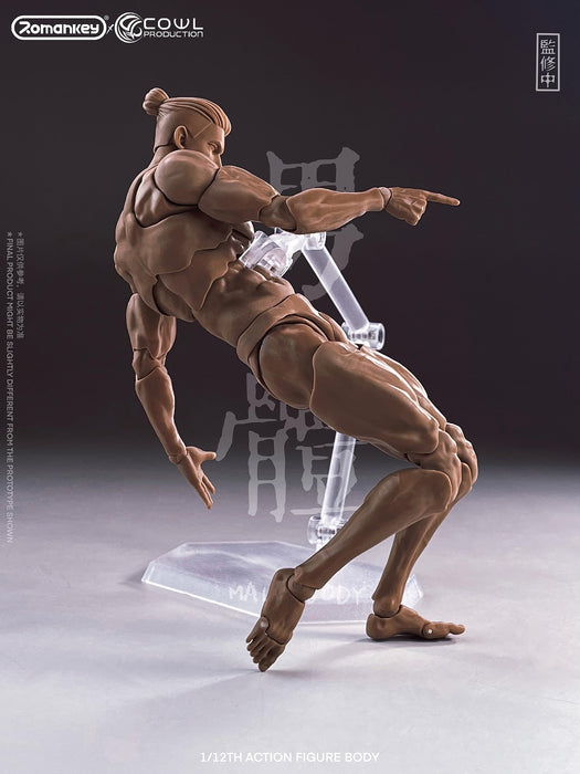 Romankey X COWL 1/12 SCALE SUPER-ACTIONAL MALE BODY (TANNED)