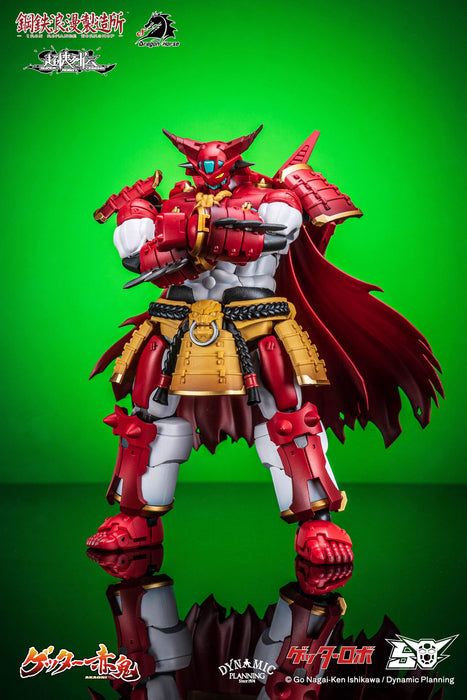 DRAGON HORSE x IRON ROMANCE WORKSHOP 「超機列伝」シリーズ ゲッター赤鬼 PVC&ABS&POM製 塗装済み可動フィギュア