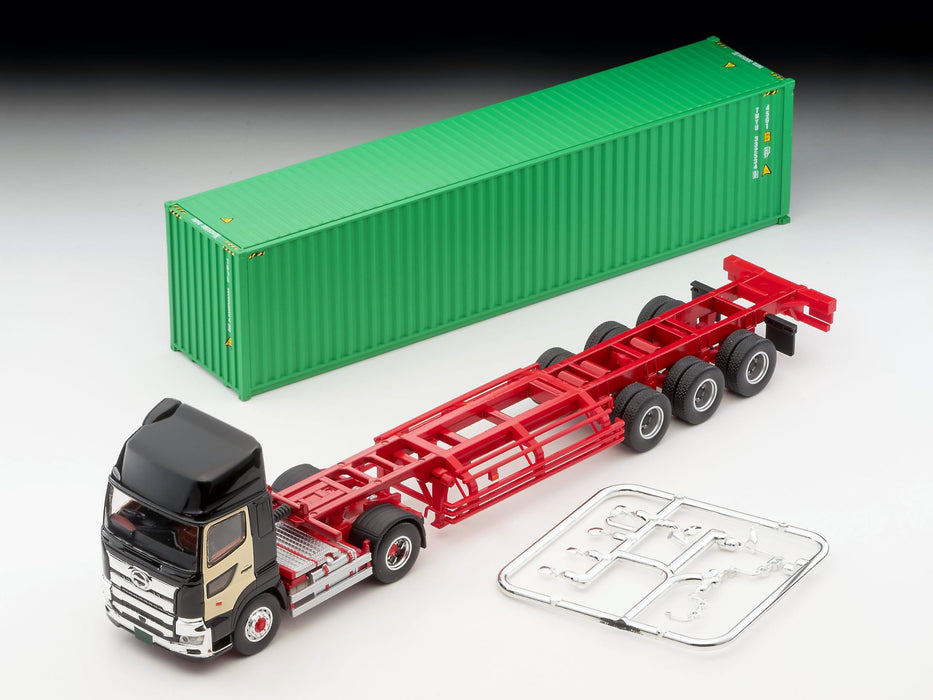 1/64 Scale Tomica Limited Vintage NEO TLV-N292c Hino Profia 40ft Sea Container Trailer (Toho Sharyo TC36H1C34) (Black)