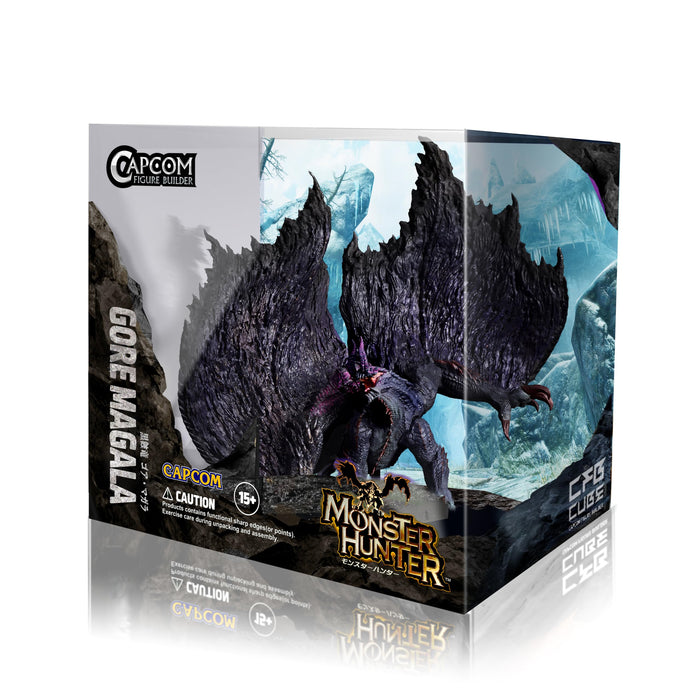 Capcom Figure Builder Cube "Monster Hunter" 4 Set Box (Gore Magala / Crimson Glow Valstrax / Magnamalo / Mizutsune)