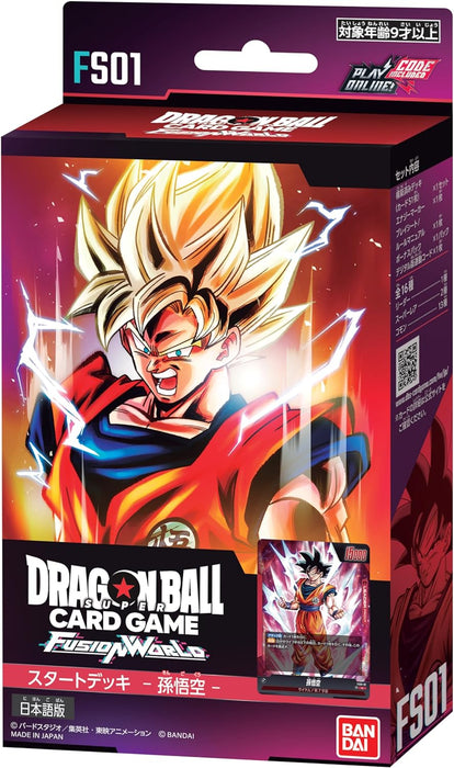 "Dragon Ball" Super Card Game Fusion World Start Deck Son Gokou FS01