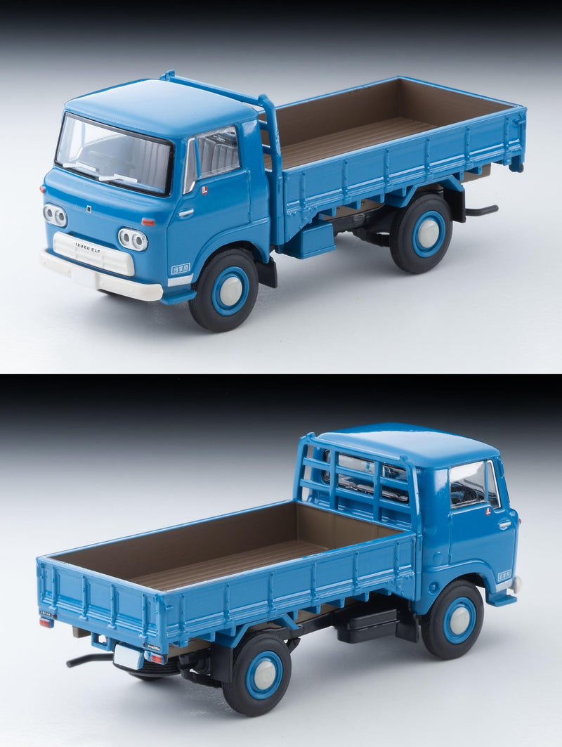 1/64 Scale Tomica Limited Vintage TLV-191b Isuzu Elf High Floor Load Platform (Blue) 1966