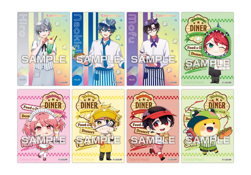 Colorful Peach Clear Card Collection Karapichi Diner