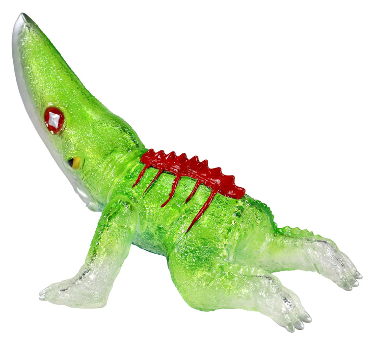 キャラクターコンテンツプロダクション(Ccp) ミドルサイズシリーズ ガメラ【第3弾】 ギロン（1969）クリアグリーン Ver. 約130mm PVC製 塗装済み完成品ソフビフィギュア