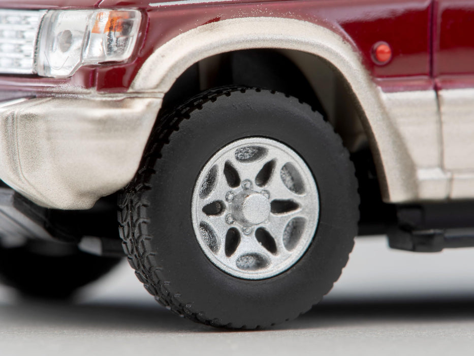 1/64 Scale Tomica Limited Vintage NEO TLV-N206b Mitsubishi Pajero Mid Roof Wide VR (Red / Beige) 1996