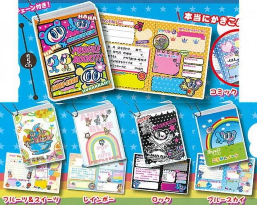 ANGEL BLUE Profile Notebook & Koukan Notebook Miniature Book