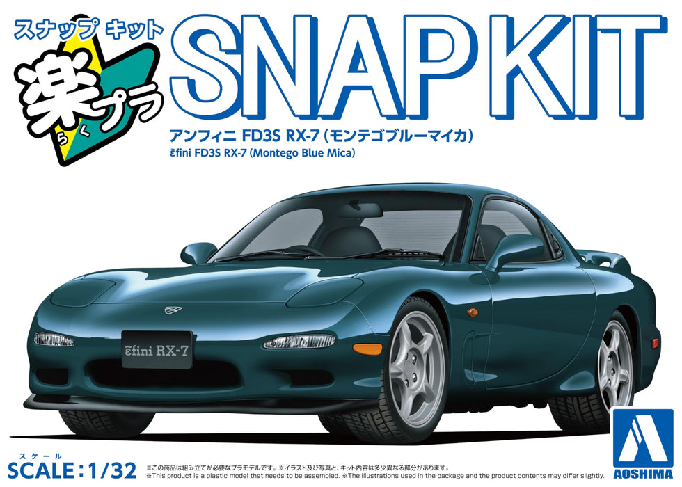 RakuPla Snap Kit 04-MB Efini FD3S RX-7 (Montego Blue Mica)