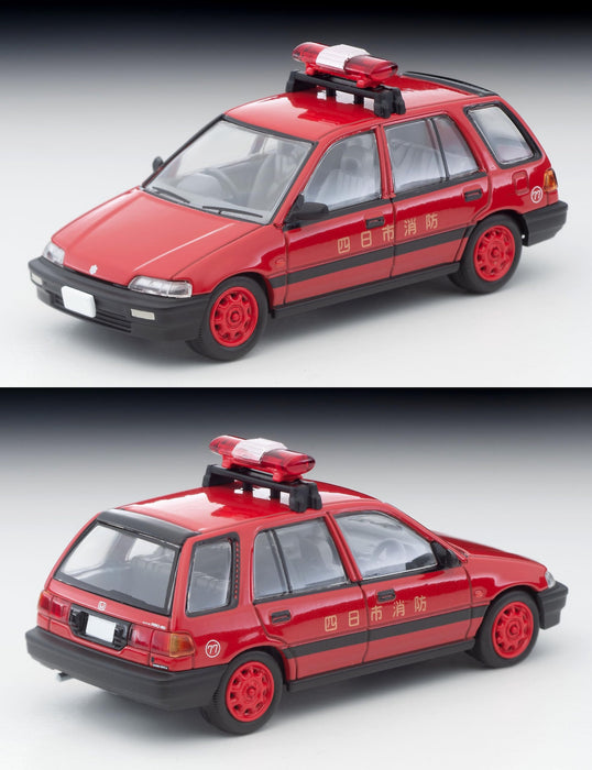 1/64 Scale Tomica Limited Vintage NEO TLV-N339a Honda Civic Pro Fire Department Public Relations Vehicle