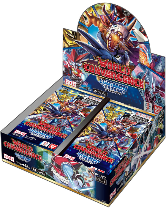 バンダイ(BANDAI) デジモンカードゲーム ブースターパック WORLD CONVERGENCE【BT-21】 (BOX)24パック入り