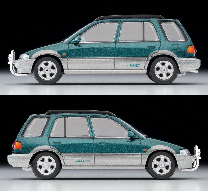 1/64 Scale Tomica Limited Vintage NEO TLV-N293b Honda Civic Shuttle Beagle (Green / Grey) 1994