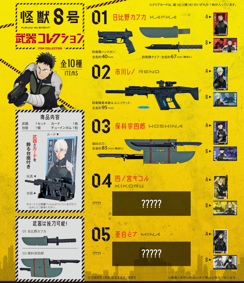 "Kaiju No. 8" Weapon Collection