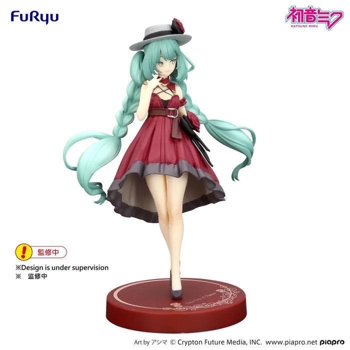 "Hatsune Miku" Trio-Try-iT Figure Outing Dress Red Ver.