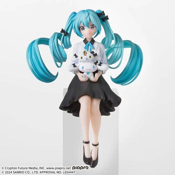 "Hatsune Miku Series" Premium Perching Figure Hatsune Miku x Cinnamoroll & Milk