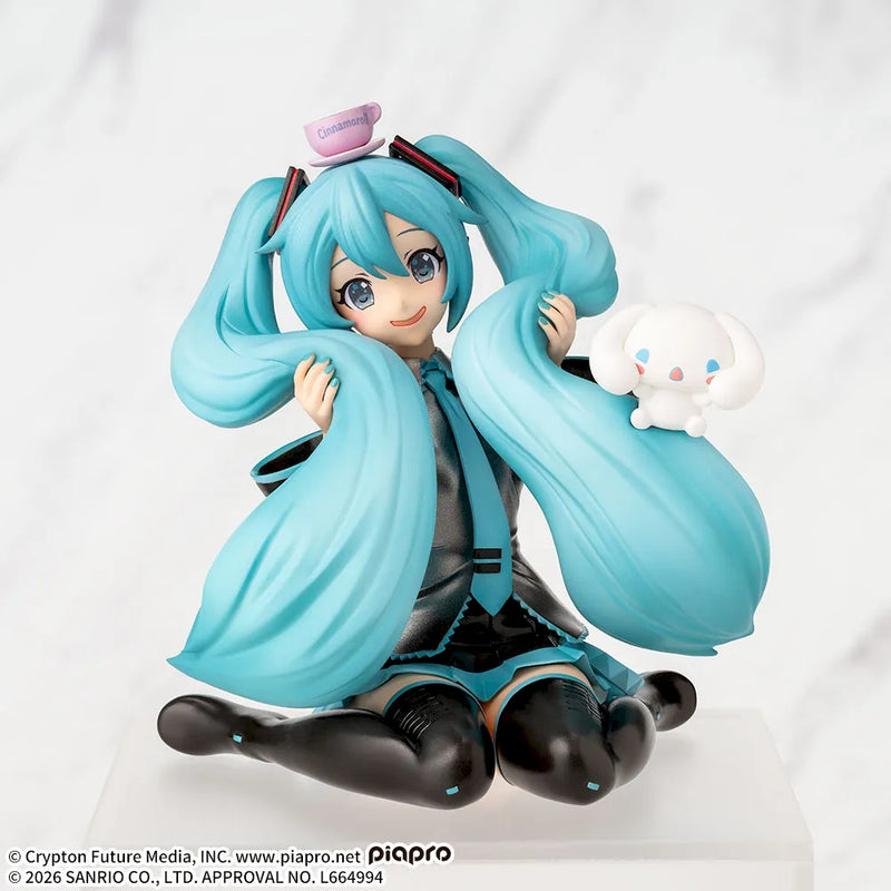 "Hatsune Miku x Cinnamoroll" Premium Perching Figure Hatsune Miku x Cinnamoroll (Mofutto / Fluffy Ver.)