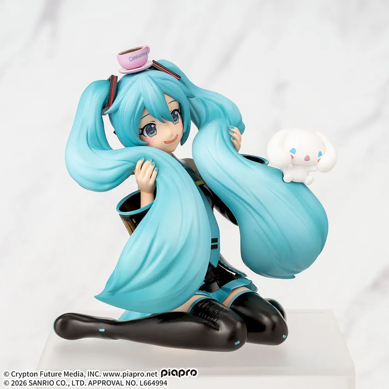 "Hatsune Miku x Cinnamoroll" Premium Perching Figure Hatsune Miku x Cinnamoroll (Mofutto / Fluffy Ver.)