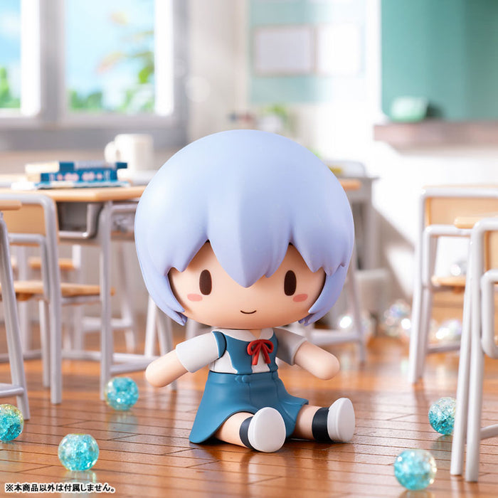 "Rebuild of Evangelion" Fuwa Petit Deformed Figure Rei