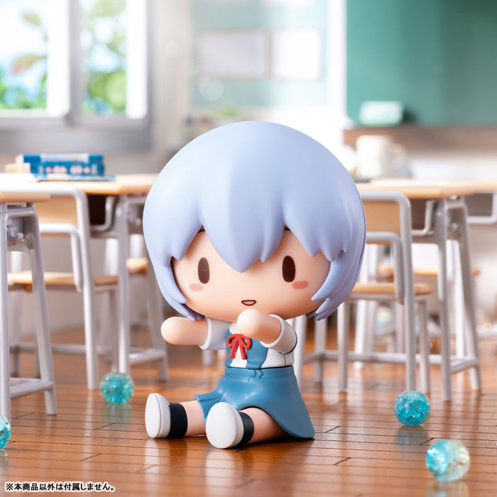 "Rebuild of Evangelion" Fuwa Petit Deformed Figure Rei