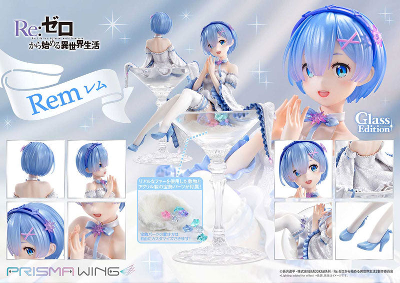 PRISMA WING "Re:Zero kara Hajimeru Isekai Seikatsu" Rem Glass Edition 1/7 Scale Figure