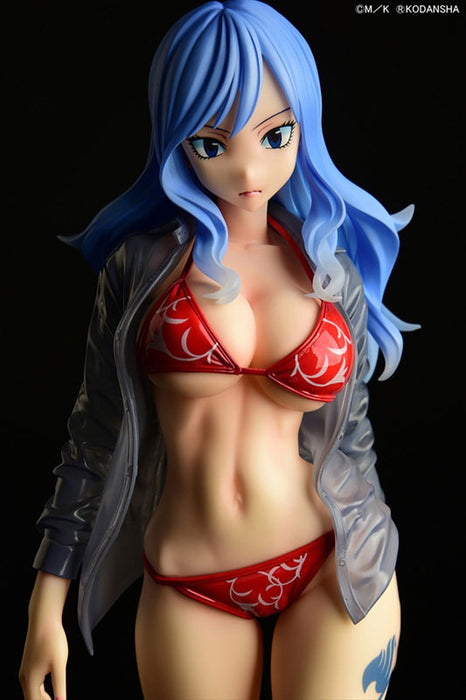 "Fairy Tail" Juvia Lockser Gravure Style Red Bikini!! Wet See-through Shirt SP 1/6 Scale