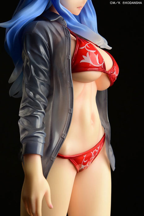 "Fairy Tail" Juvia Lockser Gravure Style Red Bikini!! Wet See-through Shirt SP 1/6 Scale