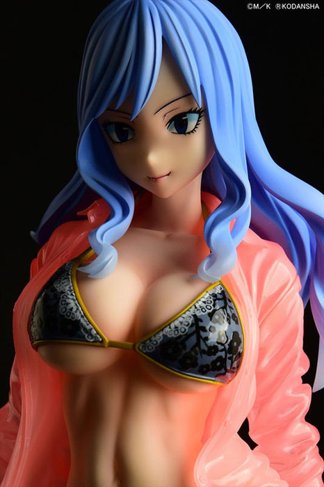 "Fairy Tail" Juvia Lockser Gravure Style Black Bikini!! Wet See-through Shirt SP 1/6 Scale