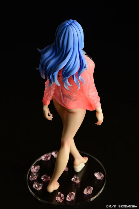 "Fairy Tail" Juvia Lockser Gravure Style Black Bikini!! Wet See-through Shirt SP 1/6 Scale