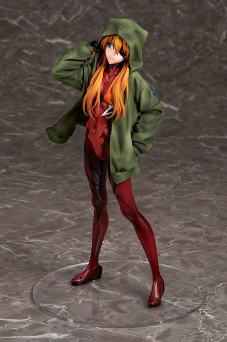 "Evangelion: 3.0+1.0 Thrice Upon a Time" Shikinami Asuka Langley Hoodie Ver. 1/7 Scale Figure