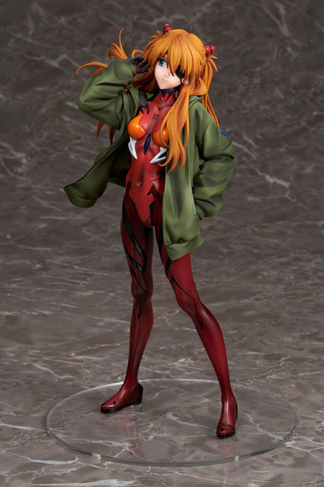 "Evangelion: 3.0+1.0 Thrice Upon a Time" Shikinami Asuka Langley Hoodie Ver. 1/7 Scale Figure