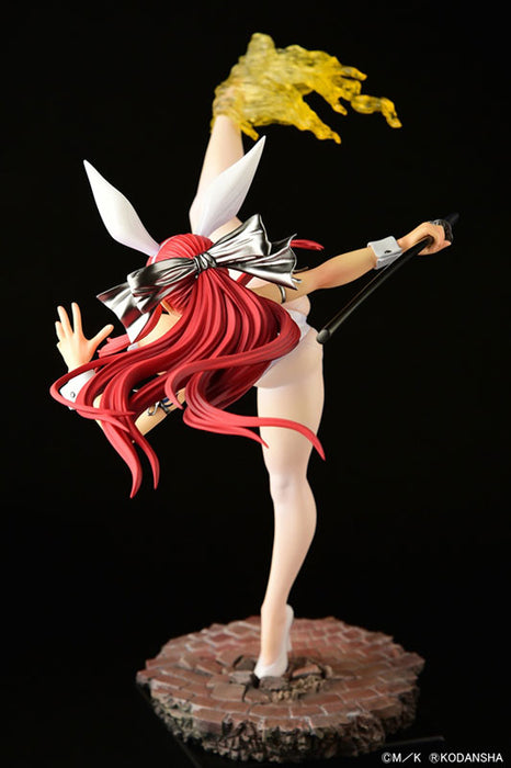 "Fairy Tail" Erza Scarlet High Kick Ver. White Bunny 1/6 Scale Figure