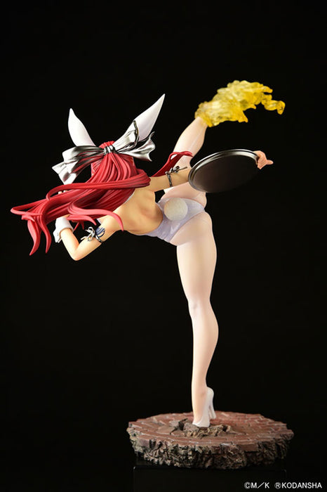 "Fairy Tail" Erza Scarlet High Kick Ver. White Bunny 1/6 Scale Figure