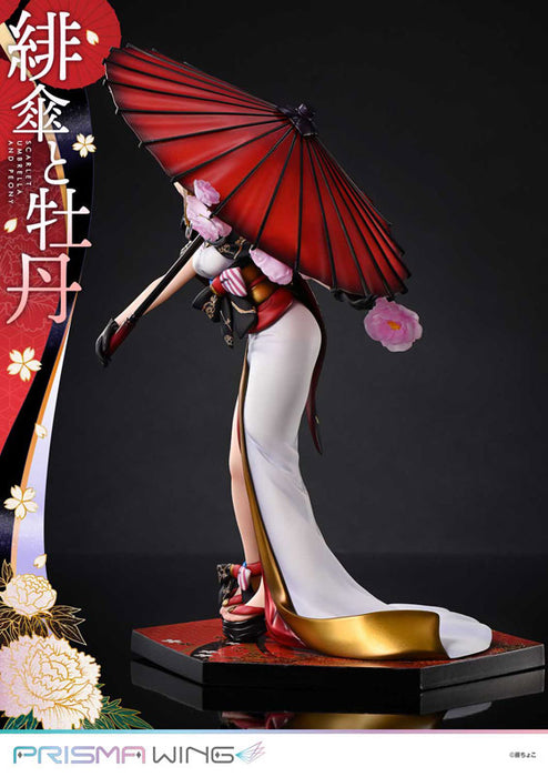 PRISMA WING Fuzichoco Original Illustration Scarlet Umbrella and Peony 1/7 Scale Figure