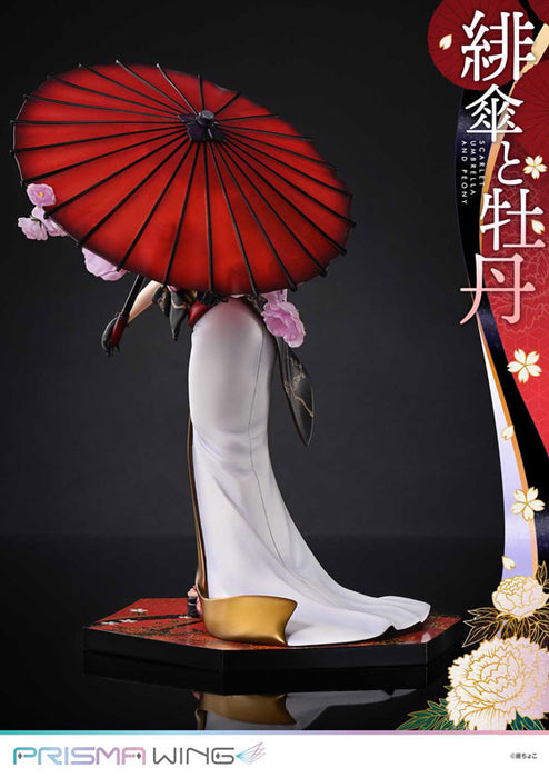 PRISMA WING Fuzichoco Original Illustration Scarlet Umbrella and Peony 1/7 Scale Figure