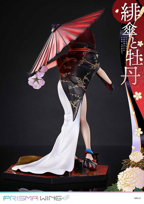 PRISMA WING Fuzichoco Original Illustration Scarlet Umbrella and Peony 1/7 Scale Figure