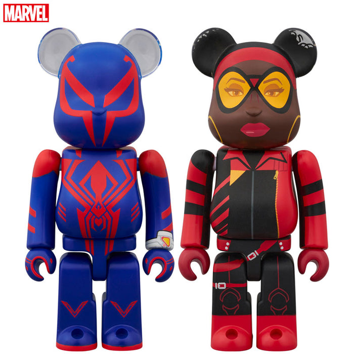 BE@RBRICK "Spider-Man: Across the Spider-Verse" Spider-Man 2099 & Spider-Woman 2 Set