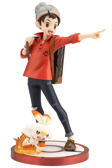 "Pokemon" Series ARTFX J Victor with Scorbunny 1/8 Scale Figure