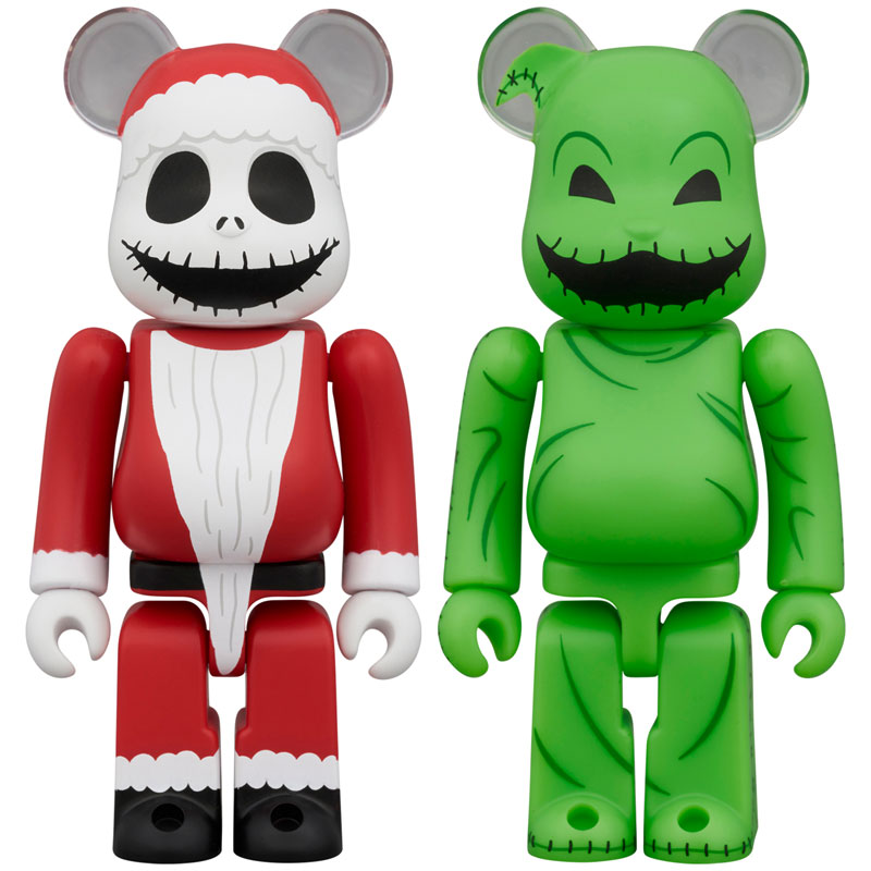 BE@RBRICK "The Nightmare Before Christmas" Santa Jack & Oogie Boogie 2 Set