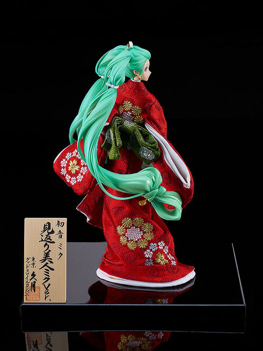 Character Vocal Series 01 Hatsune Miku Hatsune Miku Beauty Looking Back Miku Ver. -Kyugetsu Collaboration Japanese Doll- 1/7 Scale Figure