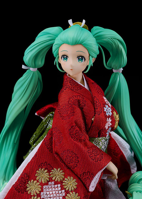 Character Vocal Series 01 Hatsune Miku Hatsune Miku Beauty Looking Back Miku Ver. -Kyugetsu Collaboration Japanese Doll- 1/7 Scale Figure